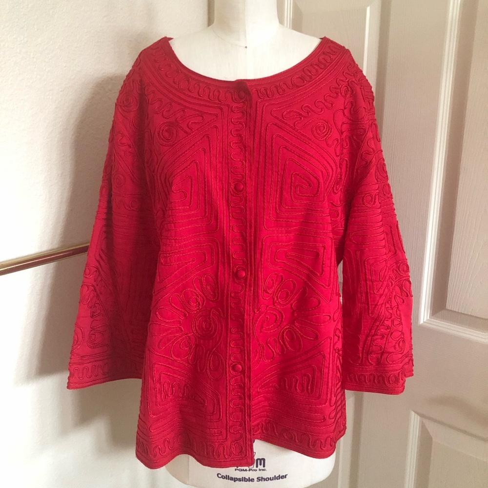 Bohemian type jacket